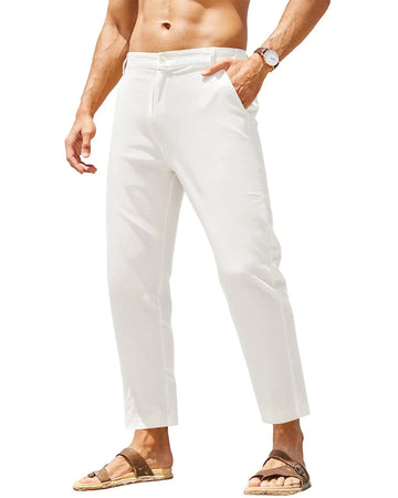 Men's Casual Cropped Pants