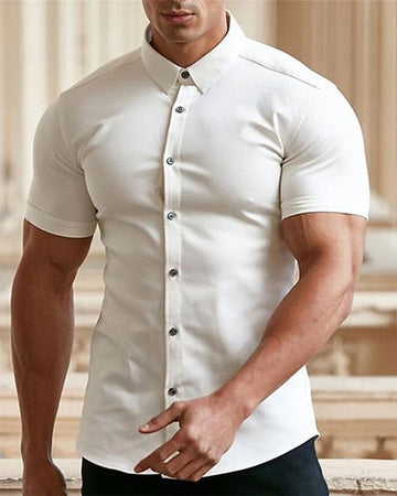 Men's Short-Sleeve Stretch Shirt